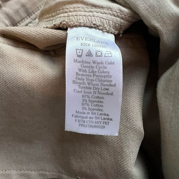 Everlane High-waisted khaki cotton shorts - Picture 6 of 6